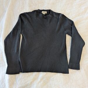 J. Crew Men's Charcoal Crewneck Sweater